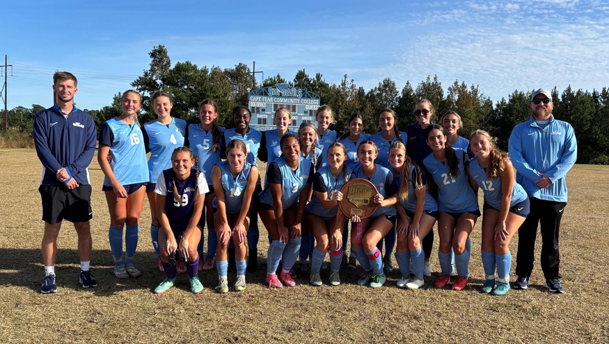 Cape Fear wins the Region 10 DII Women's Soccer Championship